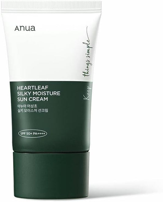 Anua Heartleaf Silky Moisture Sunscreen 50ml SPF50+, PA++++