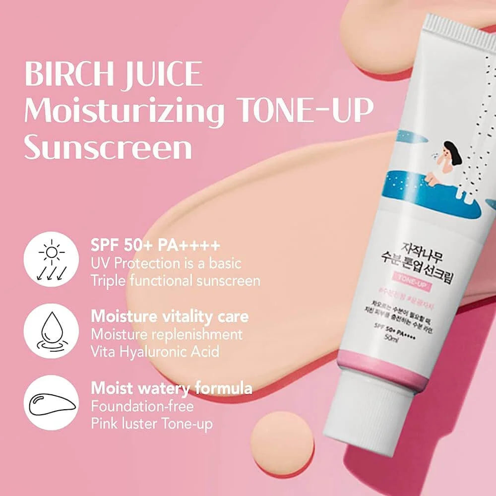 Round Lab Birch Juice Moisturizing Tone Up Sunscreen