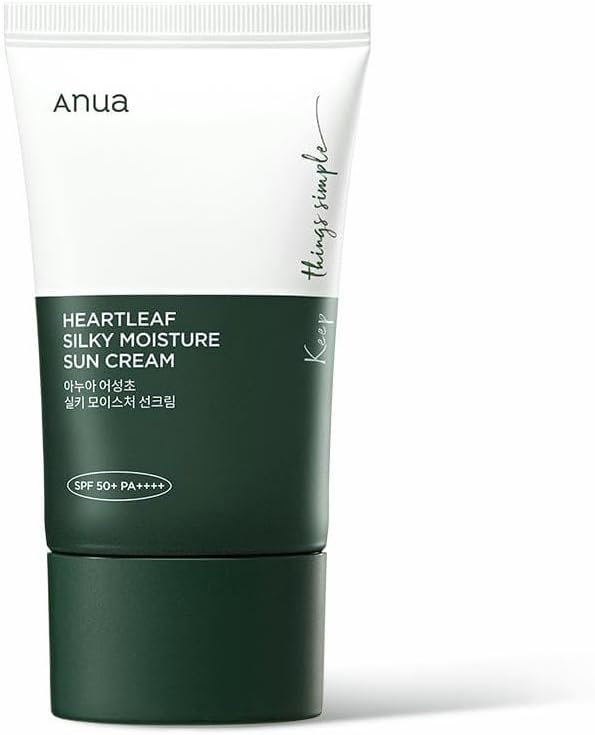 Anua Heartleaf Silky Moisture Sunscreen 50ml SPF50+, PA++++