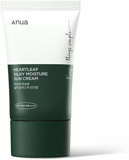 Anua Heartleaf Silky Moisture Sunscreen 50ml SPF50+, PA++++