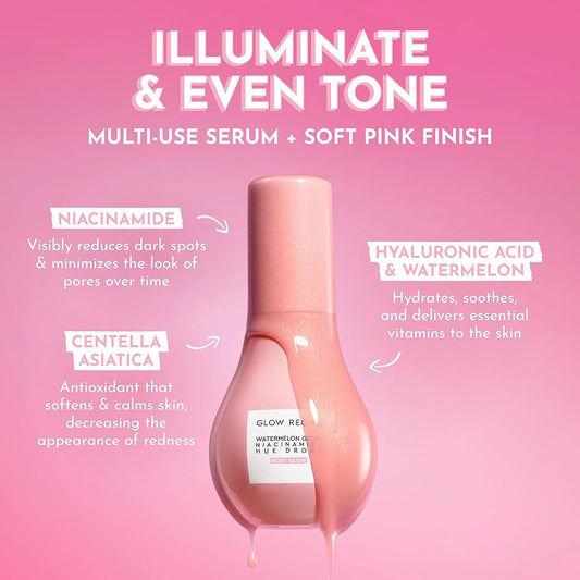 Glow Recipe Watermelon Glow Niacinamide Hue Drops - Rosy Glow
