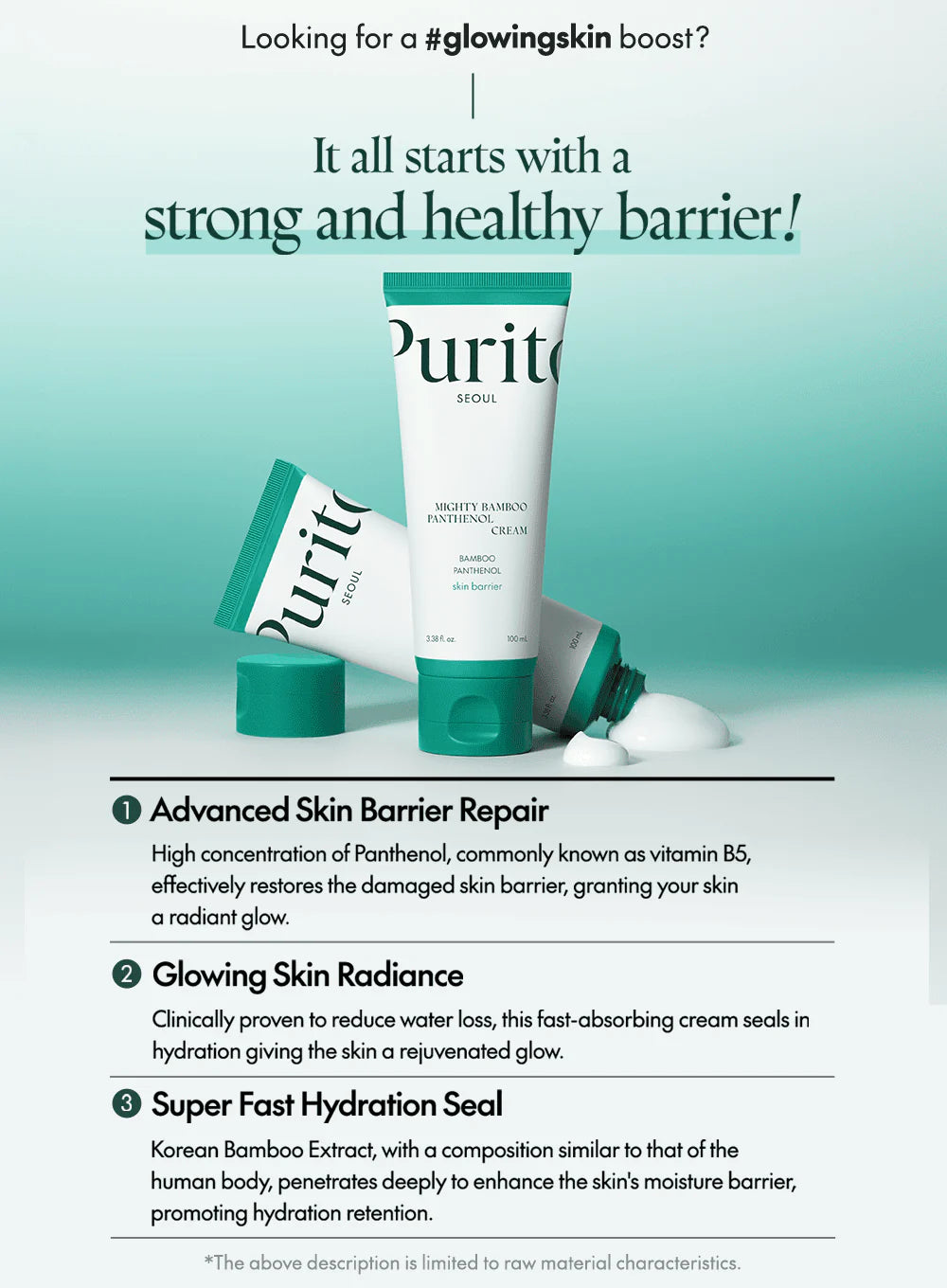 Purito Seoul Mighty Bamboo Panthenol Cream