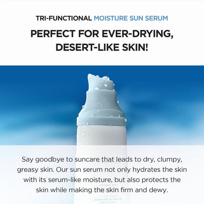 SKIN1004 Hyalu-Cica Water-Fit Sun Serum SPF50+ PA++++ (Chemical Sunscreen)